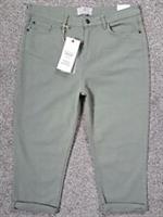 Fat Face Hertford Skinny Capri Size UK 16 Denim Crops Pisatchio Green - BNWT - 16 Regular