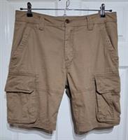 Fat Face Bude Cargo Shorts Men's W32 L10 Pockets Natural Sandstone BNWOT - 32 Regular