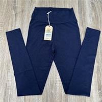 Fat Face Womens Super Soft High Rise Leggings in Blue-Navy Size UK 6 XS W22 L28 - 6 Regular