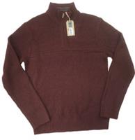 Brand New With Tags FAT FACE Calder Burgundy Half Neck Jumper Size Medium Reg - M Regular