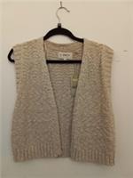 FatFace Talia Pattern Waistcoat Natural Knit M - #9002 - M Regular