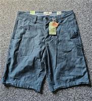 Fat Face Shorts 34 Men's Stow Flat Front Petroleum Blue Utility RRP £42 - 34 Regular