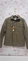 FAT FACE THICK LINED KHAKI SHACKET OVERSHIRT SIZE SMALL 4O CHEST NWT CG S20