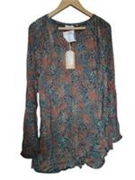 BNWT Ladies' FATFACE Green Faye Textured Spot Tunic UK16 - CG B15