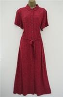 FAT FACE BERRY PRINT MIDI SHIRT DRESS SIZE 16 BNWT &pound;56 POCKETS - 16 Regular