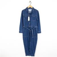 Fat Face Imogen Boilersuit Denim Jumpsuit Size 16 Short Petite NEW RRP &pound;85 - 16 Petites