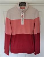 Fat Face Women's Airlie Sweatshirt Size S P2P 19" Pink Soft Coral BNWT - S Regular