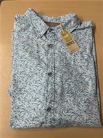 FAT FACE MENS 3XL TALL BANANA LEAF PRINT SHORT SLEEVE SHIRT BNWT- CG S29