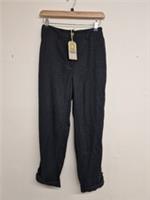 Fat Face Austell Linen Blend Summer Trousers - UK 8R BNWT CG SB3 - 8 Regular