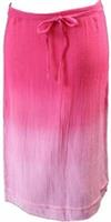 NEW FAT FACE💕PINK DIP DYED OMBRE BROIDERIE ANGLAISE HEM SKIRT 💕SIZES 10 12 14 - 12 Regular
