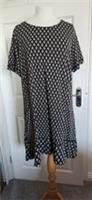 Ladies Fat Face Summet Dress Size 18 BNWT Shirt Sleeve Jersey RP &pound;46. - 18 Plus