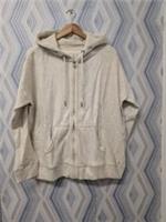 BNWT RRP&pound;55 FATFACE NEWHAVEN ZIP HOODIE IVORY L CG BC1