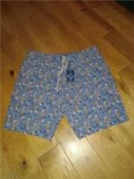 MENS FAT FACE 'CAMBER' PINEAPPLE PRINT BLUE SWIMMING SHORTS 3XL W38 RRP £45 BNWT - 3XL Regular