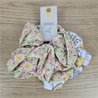 Fat Face X Beeble 2x Scrunchies Set Pretty Fabric Hairband Floral Bee Print New