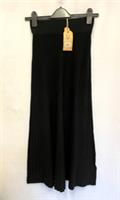 Fat Face Black Knitted Midi Skirt Size 6 - 6 Regular