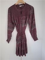 Fat Face Dress Purple Floral Bohemian Size 8 UK BNWOT - 8 Regular