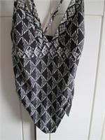 FATFACE BLACK AND IVORY SWIM SUIT SIZE 24 BNWOT - 24 Plus