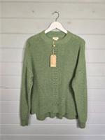 FatFace Ivy Jumper Soft Sage Green 100% Cotton UK 14 BNWT RRP £42 - 14 Regular