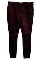 NEW &pound;45 Ladies FAT FACE Dark Plum Skye Skinny Trousers Jeans UK 12 R CG E20