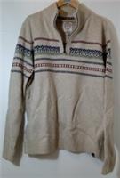 Fat Face Jumper Ives Half Neck Oatmeal Size XL - NEW - XL Regular