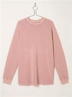 FatFace Mens Pink Crew Long sleeved Jumper