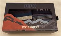 Fat Face Mens Socks & Cotton Boxer Shorts Set New Size XL - XL Regular