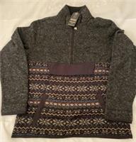 Fat Face Mens Haxby Dark Skies Printed Half Neck Sweatshirt New Sizes L - L Regular