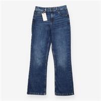 FatFace Girls Flared Denim Jeans Blue Cotton Casual, 11-12 years