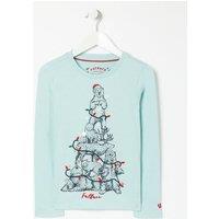 Kid's Animal Christmas Tree T-Shirt
