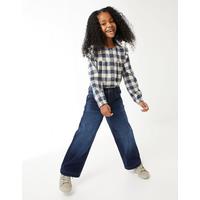 Kid's Willow Wide Leg Denim Jeans