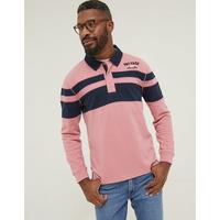 Mens Cut And Sew Rugby Shirt