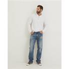 Mens Straight Authentic Wash Jeans