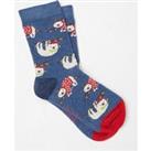 Kid's One Pack Christmas Sloth Socks