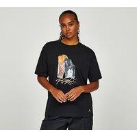 Womens Short Sleeve Collage Graphic T-Shirt