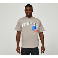 Distressed Arch Front Logo Relaxed T-Shirt