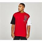 New Era NBA Cut Sew Chicago Bulls Oversized T-Shirt