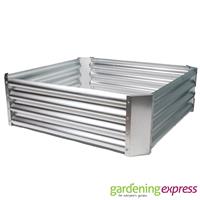 Raised Bed Garden Planter Square (3ft x 3ft) - Galvanised