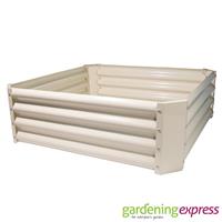 Raised Bed Garden Planter Square (4ft x 4ft) - Cream