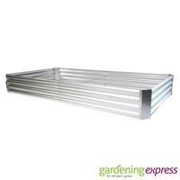 Raised Bed Garden Planter Rectangle (3.5ft x 2ft) - Galvanised