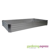 Raised Bed Garden Planter Rectangle (3.5ft x 2ft) - Grey