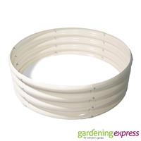 Raised Bed Garden Planter Circle (4ft) - Cream
