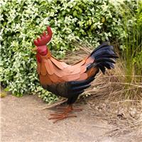 Metal Ornamental Garden Rooster