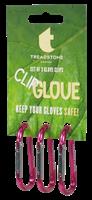 Set of 3 Glove Clips - Pink