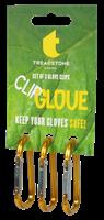 Set of 3 Glove Clips - Gold
