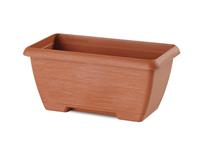 22cm Terracotta Mini Trough with Saucer