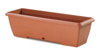 60cm Terracotta Trough with Saucer
