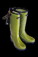 Olive & Navy Gardening Boots - Size 8