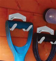 Large Galvanised Tool Hooks - 4 Pack