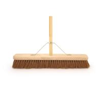 Large Heavy Duty Soft Yard and Garden Broom with Handle