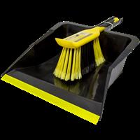 The Bulldozer! Heavy Duty Dustpan and Brush Set